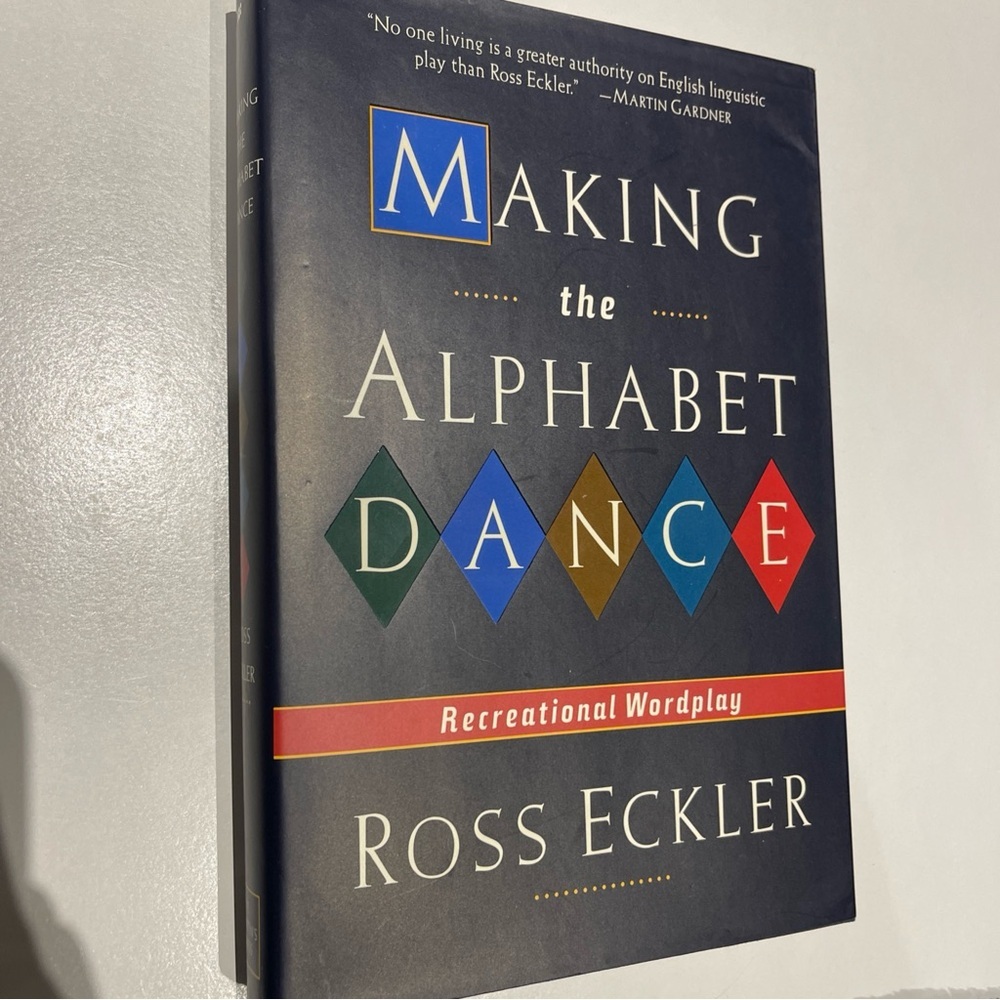 Making the Alphabet Dance: Recreational Wordplay Ross Eckler book New